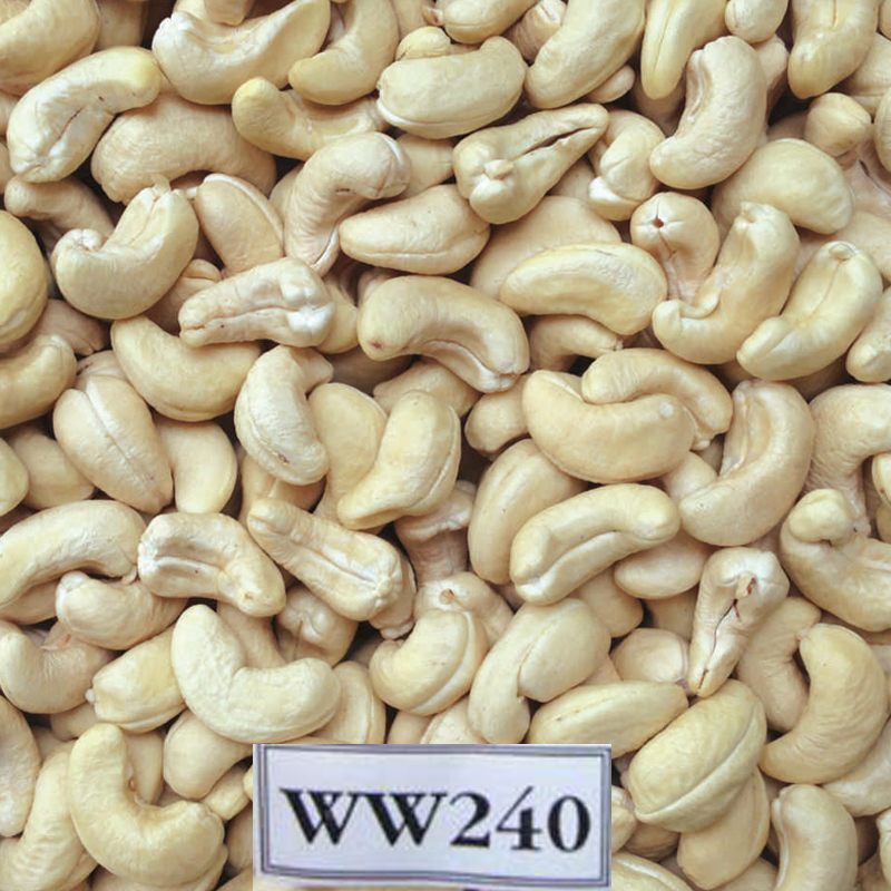 White kernel W240 Cashew nuts